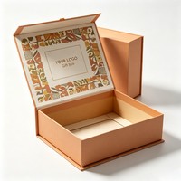 Boîte magnétique de luxe recyclable en gros, emballage cosmétique personnalisé avec logo, boîte cadeau rigide en papier, emballage cosmétique à l'encre de soja