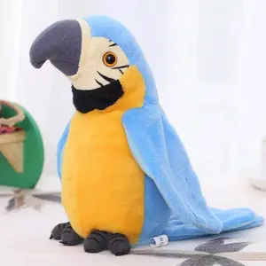 Beautiful! Colorful parrot so cute custom stuffed plush kid's toys custom plush toys for gift