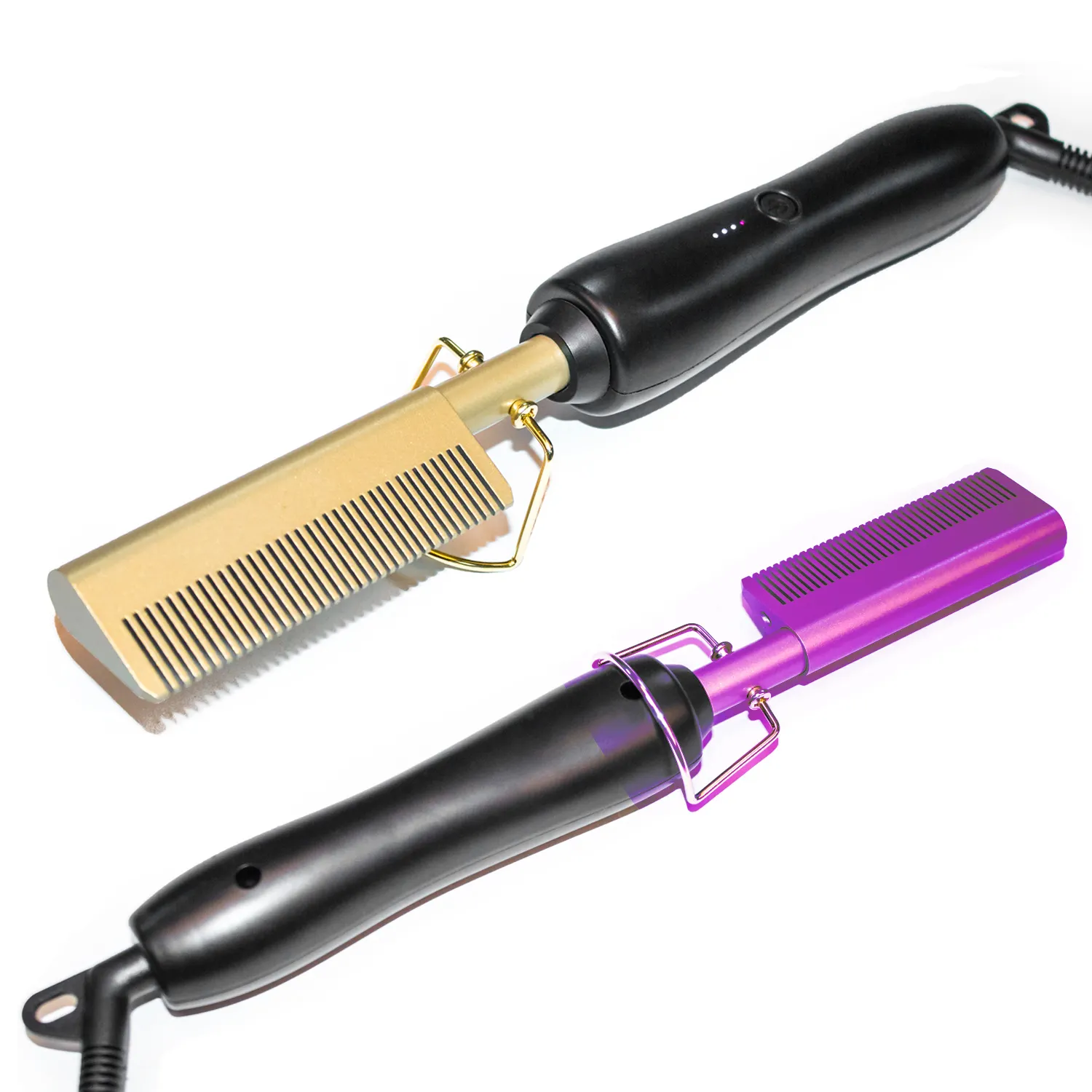 Dropshippingホット販売Copper櫛2020 Mini Hair Straightening Hot Press Comb Electric