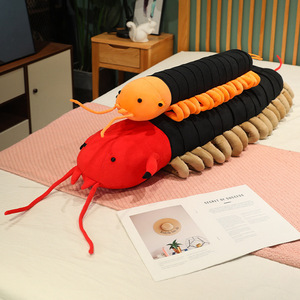 Super morbido millepiedi imbottito animale peluche cuscino cotone materiale PP riempimento - Product Image 4