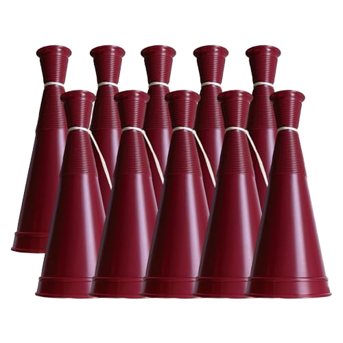 Yx Medium Large 36cm Plastic Megaphone Handheld Cheering Horn Loudspeaker Prop Matches Fans and Cheerleading Squads Morale
