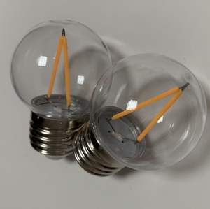 Lampu Edison Led <span class=keywords><strong>G45</strong></span> bohlam filamen plastik murah bohlam <span class=keywords><strong>G45</strong></span> <span class=keywords><strong>1W</strong></span> Led E27 B22 220V 120V Edison <span class=keywords><strong>G45</strong></span> lampu Retro - Product Image 2