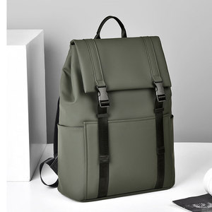 Custom Casual Usb Business <b>Backpack</b> <b>Waterproof</b> Fabric Large Capacity Multi-layer Geometric Pattern - Product Image 2