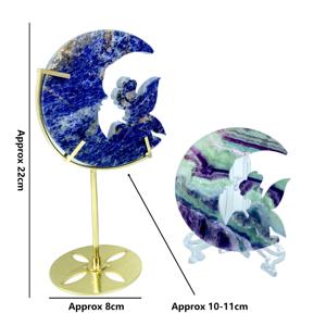 Cristal <span class=keywords><strong>de</strong></span> Reiki Natural <span class=keywords><strong>de</strong></span> Alta Calidad al por Mayor, Artesanía <span class=keywords><strong>de</strong></span> Hadas Lunares para Sanación, Decoración del Hogar y Regalos - Product Image 3