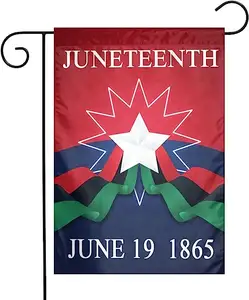 الأعلام الأفريقية June 19th زخارف juneth لساحة خارجية لافتة لافتة ديكور حائط