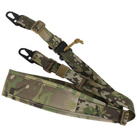 Sangle tactique multifonctionnelle à double point de fixation Tri-Claw Warfalcon pour l'extérieur, sangle d'épaule en nylon pour la chasse