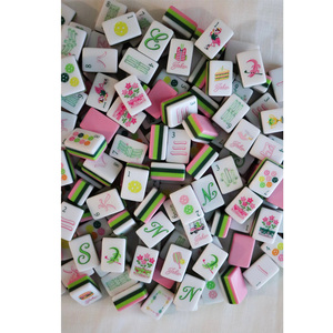 Juego <span class=keywords><strong>de</strong></span> Mahjong Americano con Temática <span class=keywords><strong>de</strong></span> Verano, 160 Piezas, Acrílico Blanco Sólido, Diseño <span class=keywords><strong>de</strong></span> Flamenco, <span class=keywords><strong>Cocodrilo</strong></span>, Flor, Carrito <span class=keywords><strong>de</strong></span> Golf, <span class=keywords><strong>Hamburguesa</strong></span>, Patrón Tropical <span class=keywords><strong>de</strong></span> Dibujos Animados - Product Image 5