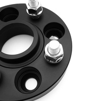 Embers Nouveaux entretoises de roue adaptateurs PCD 4x100 CB 60.1 Finition noire 16-20 pouces en alliage d'aluminium 4 trous pour Clio/Captur/Megane/Logan/