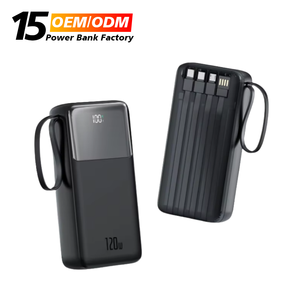 Nouvelle arrivée Offre Spéciale chargeur de banques d'alimentation <span class=keywords><strong>portable</strong></span> à charge rapide 4 en 1 câbles intégrés 30000mAh Power Bank - Product Image 1