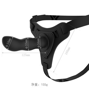 Juguete sexual femenino de silicona líquida y material TPE, consolador con correa para lesbianas con pantalones de piel sintética. - Product Image 6