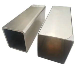 품질 보증 SUS 304 304L 50mm x 50mm 치수 Inox 금속 튜브 1.2mm 두께 용접 스테인레스 스틸 사각 파이프 가격