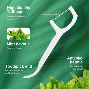 Keleek Cure-dents en polyéthylène 400D de qualité alimentaire haute densité, saveur menthe poivrée, soin doux, 30 unités, durée de conservation 5 ans - Product Image 6