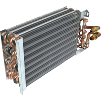 Évaporateur métallique pour chambre froide, composants essentiels de la réfrigération