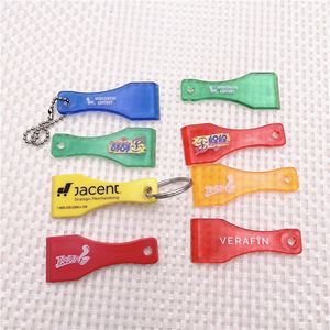 พวงกุญแจรูปที่ขูดพลาสติก สำหรับขูดสลากกินแบ่ง ของขวัญนำโชค - Product Image 3