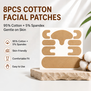 Patchs anti-rides pour le visage sans silicone, bande adhésive faciale anti-rides pour le front, les yeux, la bouche, les pattes d'oie et les ridules, lot de 8 - Product Image 2