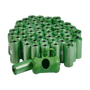 ถุงเก็บอุจจาระสุนัขแบบหนาพิเศษ HDPE สีเหลืองดำ พร้อมที่จ่ายถุง - Product Image 2