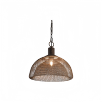 Lustre industriel rétro en fer forgé, cage à oiseaux ovale E12, LED à économie d'énergie, hauteur réglable, petite lampe suspendue pour restaurant et bar