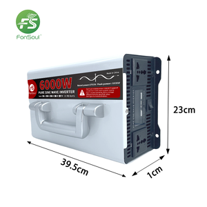 Inversor de Corriente Fonsoul 2700W/6000W con Pantalla LED, DC 12V 24V AC 110V, Portátil, Onda Sinusoidal Pura, para Uso <span class=keywords><strong>Automotriz</strong></span> <span class=keywords><strong>y</strong></span> Doméstico - Product Image 3