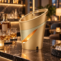 Seau à glace personnalisé avec logo pour le service du vin, du champagne et de la bière dans les bars, les hôtels et les événements privés OEM ODM