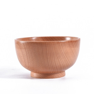 Tazón para Sopa de Madera Sólida Natural Certificado por la FDA, LFGB y SGS, para Cocina Casera, Repostería, Restaurantes y Servicios de Catering, Anti-Grietas, Aislante del Calor - Product Image 3