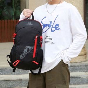 Sac à dos de randonnée unisexe personnalisé, imperméable, en nylon, avec fermeture éclair, motif lettres, 3 pièces, grande capacité, léger, décontracté, sportif, pliable - Product Image 2