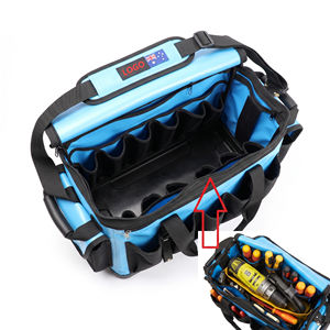 Tarpaulin PVC POD Connect Electrician Tool Bag with Removable Insert Driver Bonus Shoulder Tool Tote Bag - Product Image 4