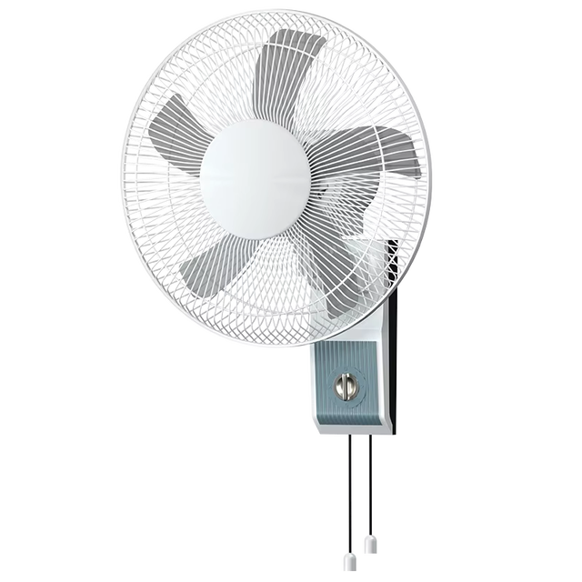 16 Inch Wall Mount Fan with 3 Speed Choice 5 Blades Remote Control Fan Air Cooling Fan DC Fan