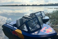 Petit jet-boat en aluminium, mini jet-boat électrique, jet-boat à eau