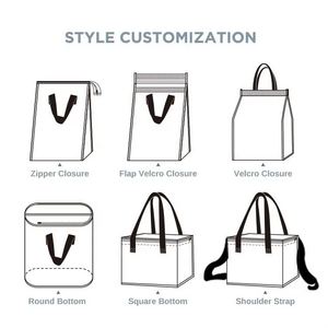 Bolsas Aislantes de Tela No Tejida con Impresión Digital a Color Personalizada, Bolsas de Refrigeración, Aptas para Restaurantes y Hoteles - Product Image 4