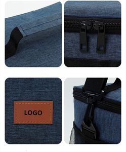 Insulated Reusable <b>Lunch</b> Box for Picnic Hiking Leakproof Cooler Tote <b>Bag</b> <b>With</b> Adjustable Shoulder <b>Strap</b> Promotion Gift - Product Image 2