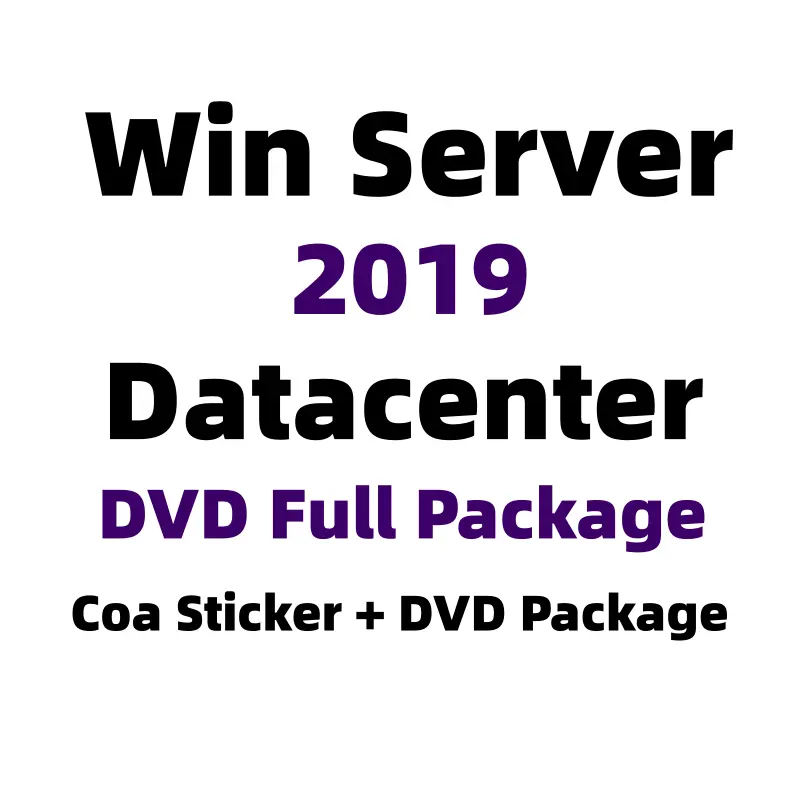 Win Server 2019 Datacenter DVD пакет 12 месяцев гарантированно 100% онлайн активировать Win сервер 2019 Datacenter Быстрая доставка