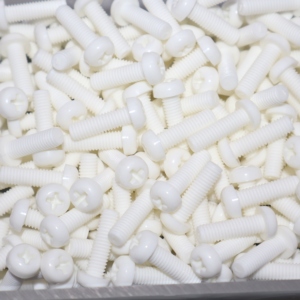 Tornillos de Plástico de Alta Calidad, Blancos, de Nylon PA66 94V-0, Cabeza Redonda - Product Image 2