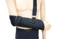 Attelle de bras médicale rembourrée en mousse souple pour le soutien de l'avant-bras, idéale pour les entorses du poignet, les blessures au coude et l'immobilisation des fractures du bras.