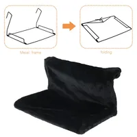 Lit chauffant de luxe pour chat en peluche avec cadre en métal – Conception de hamac suspendu en forme de panier