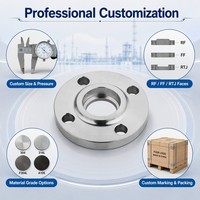Bride de raccordement à souder en acier au carbone ASME B16.5 ANSI B16.5, forgée, à face plane (RF), Classes 150, 300, 600, grand diamètre, robuste, sur mesure, OEM