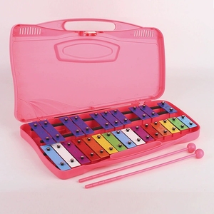 Glockenspiel portable 25 touches en métal avec étui, idéal pour l'enseignement musical (vente en gros) - Product Image 6