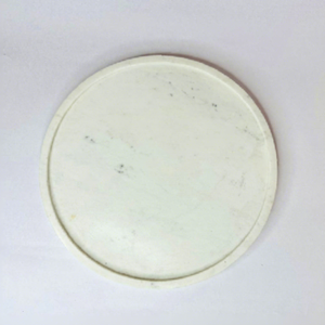 หินอ่อนขัดเงาสีขาวทรงกลม หินอ่อนธรรมชาติสำหรับเขียนหรือตั้งโชว์ - Product Image 1