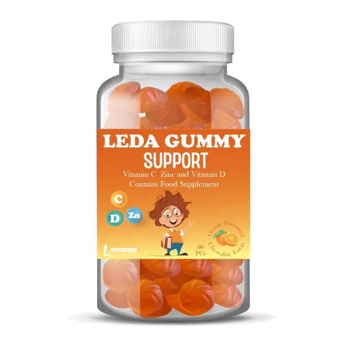 Produit-dinde vitamines LP gommes vitamines et suppléments 3 Gels pour moins de 11 ans. 4 Gels sinon bonbons gommeux LEDAPHARMA