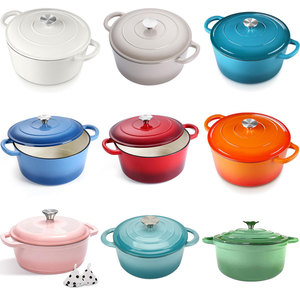 Olla de Cocina de Hierro Fundido Pre-Sazonada Antiadherente de 27 cm, Tipo <span class=keywords><strong>Horno</strong></span> Holandés, con Mango, Oferta Especial - Product Image 2