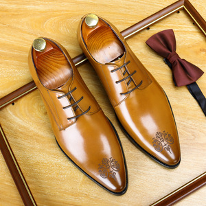 Zapatos de Fiesta para Hombre Yaluida, de Piel Sintética con Punta Cuadrada, Hechos a Mano, Clásicos, Rojos, con Cordones, Impermeables y Transpirables - Product Image 2