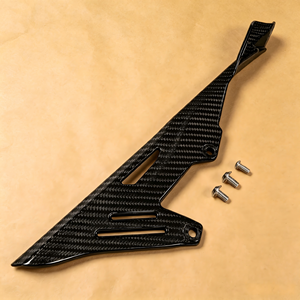 Protezione Catena in Vera Fibra di Carbonio Bolt-On per Surron Light Bee X, Ricambi Segway X260 X160, Modifica Carter Pignone - Product Image 3