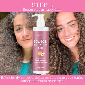 Lotion coiffante pour boucles Lotion coiffante exhausteur de boucles anti-frisottis - Product Image 2