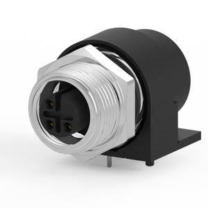 IP67 Waterproof M12 A-Coded 3Pin Front Lock Male Female Industrial Connector - Product Image 1