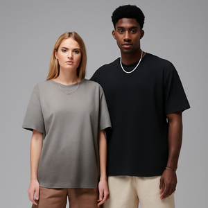 Primavera/estate t-shirt Unisex personalizzata oversize in cotone 100% stile e traspirante lavata per <span class=keywords><strong>uomo</strong></span> e <span class=keywords><strong>donna</strong></span> - Product Image 2