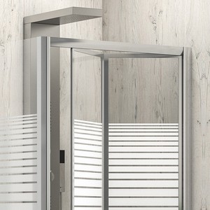 Kamalu KM4000S Design moderno 70x70 box doccia 180cm altezza porta in vetro pieghevole 6mm spessore libro serigrafato - Product Image 4