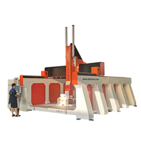 Routeur CNC 5 axes à broche unique avec servomoteur, qualité supérieure, prix compétitif, modèle 3050 pour le bois, la mousse, la pierre et la sculpture 3D