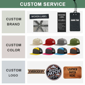 Gorras Trucker Snapback Deportivas Ri 168 de 7 Paneles con Malla Lisa, Bordado Personalizado de Alta Calidad y Visera Plana - Product Image 2