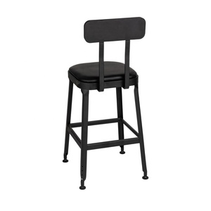 Tabouret <span class=keywords><strong>de</strong></span> <span class=keywords><strong>bar</strong></span> en métal avec siège en cuir PU SM-1065K3P, <span class=keywords><strong>chaise</strong></span> <span class=keywords><strong>de</strong></span> <span class=keywords><strong>bar</strong></span> moderne, hauteur <span class=keywords><strong>de</strong></span> siège 63 cm, pour cuisine et <span class=keywords><strong>bar</strong></span> - Product Image 4