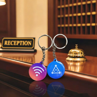 Portachiavi Personalizzati in PVC, Mini RFID NFC T5577 213 215 216 13.56MHz, Impermeabili, per Controllo Accessi Hotel e Pagamenti