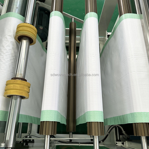 เครื่องจักรผลิตถุงผ้าอัตโนมัติ พร้อม PLC และมอเตอร์ สำหรับตัดเย็บถุงตาข่าย HDPE - Product Image 3